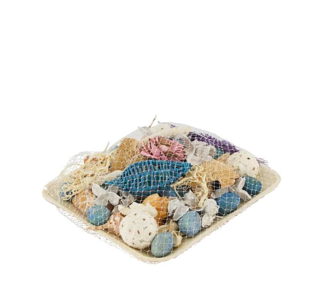 Potpourri with acacia plate nature 25.5x25.5x8cm