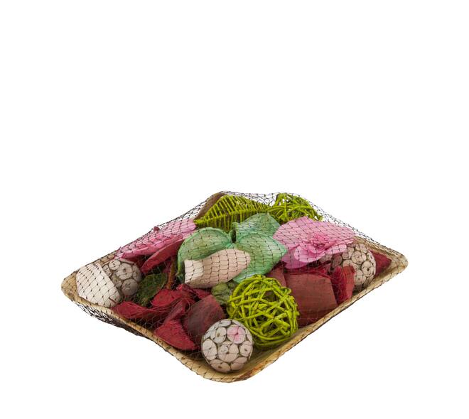 Potpourri with acacia plate nature 25.5x25.5x8cm