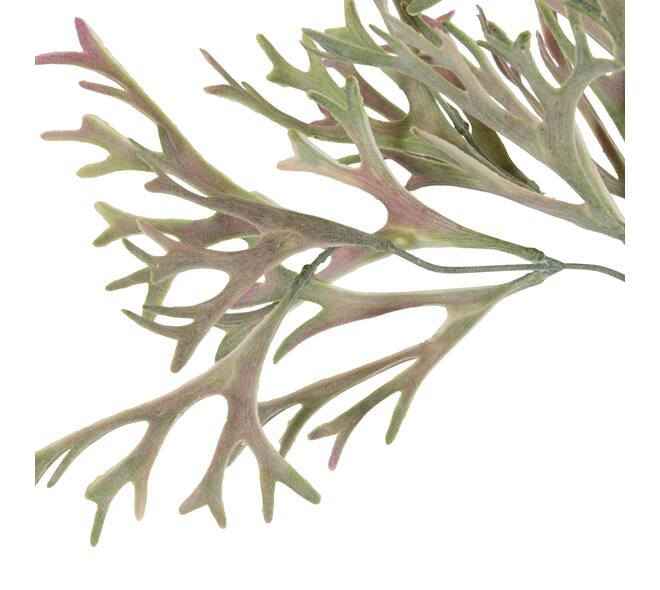 Branch platycerium artificial 38x20x10cm - Purple