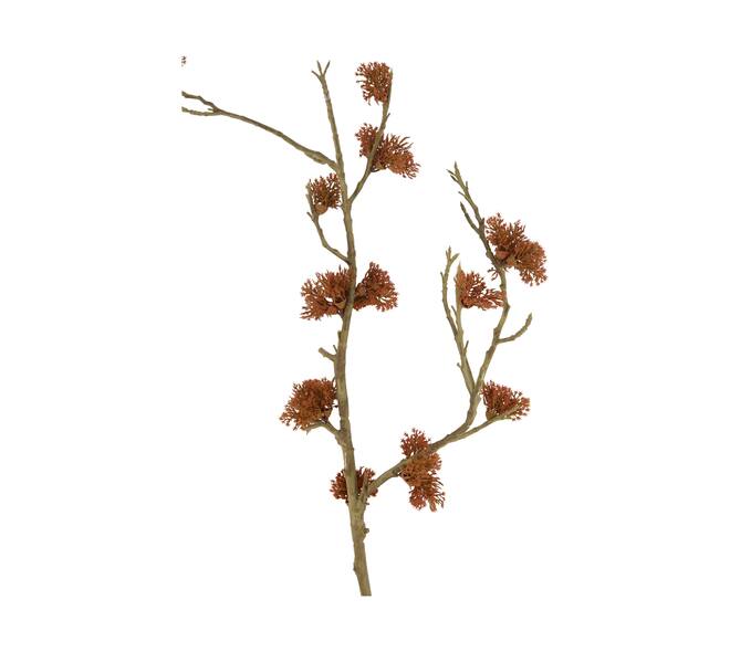 Branch moss artificial 97x20x8cm - Red