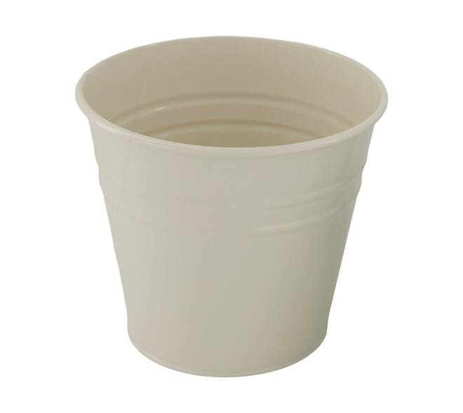 Planter round metal 13x13x12cm