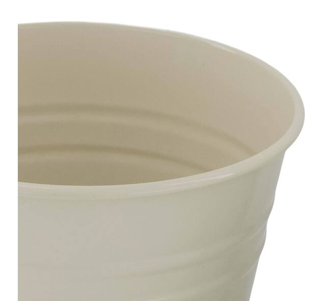 Planter round metal 13x13x12cm