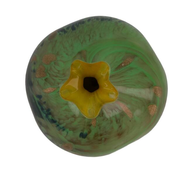 Statue pomegranate glass 8x8x10cm