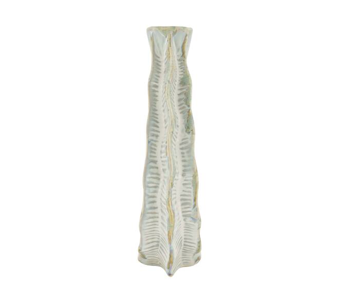 Vase ceramic 27x10x36cm - White