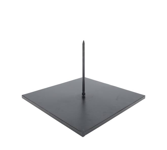 Stand square metal 38x38x25cm - Black