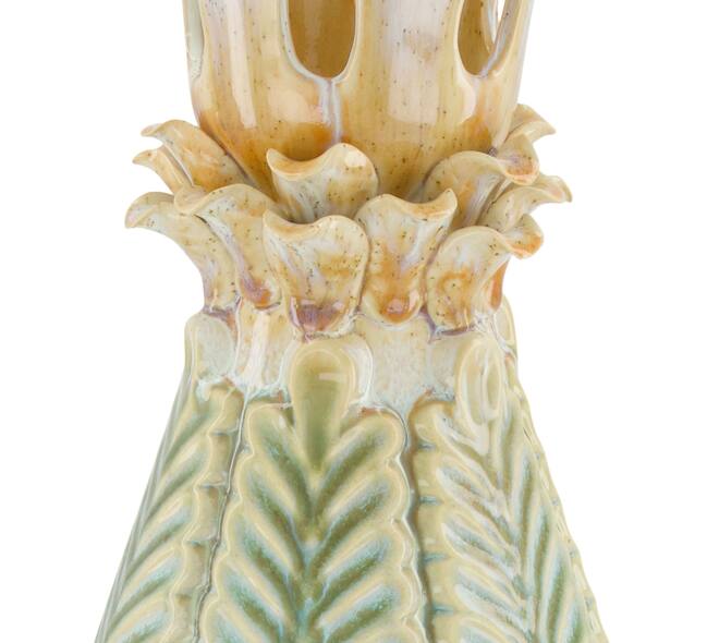 Vase ceramic 16.5x16.5x34.5cm - Blue