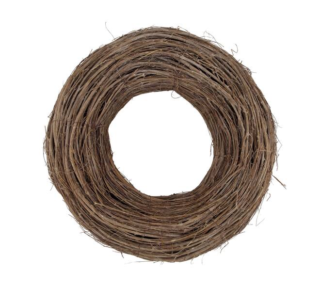 Wreath round willow wood 50x50x13cm