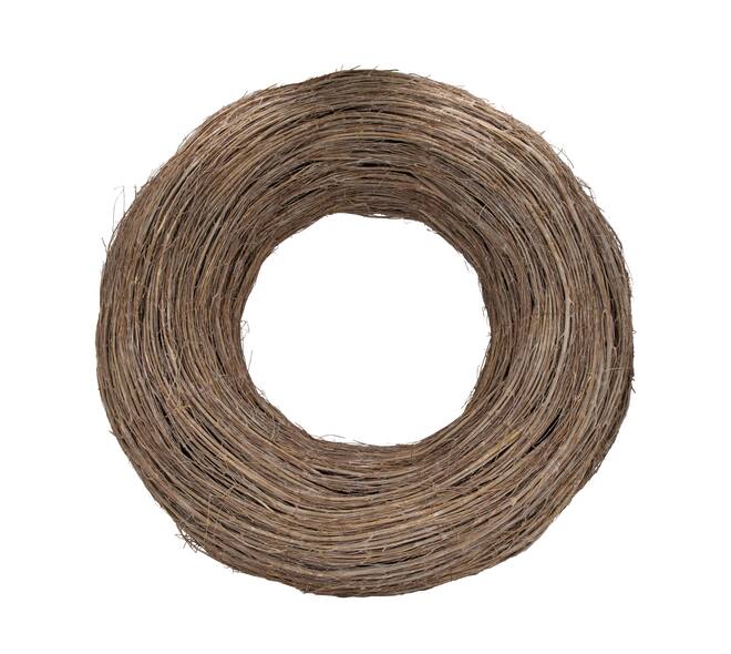 Wreath round willow wood 78x78x20cm