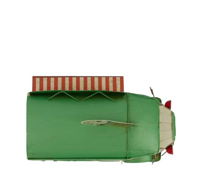 Figurine ice cream truck metal 28x16x21cm
