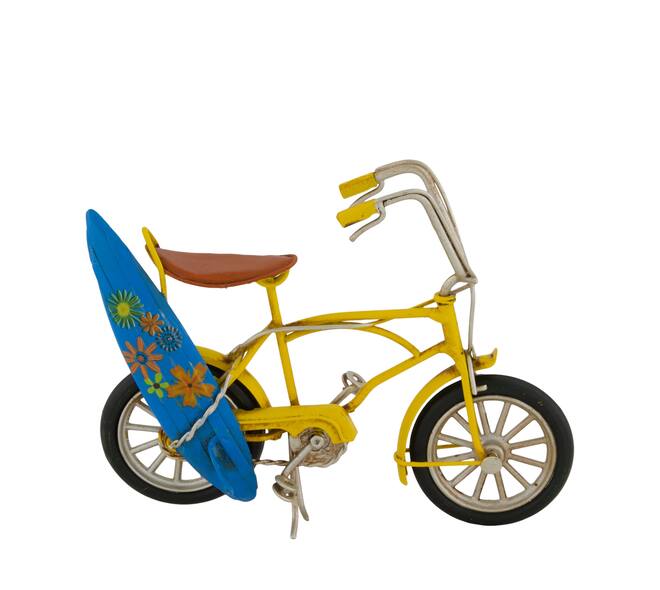 Figurine bike metal 16.5x4x11cm