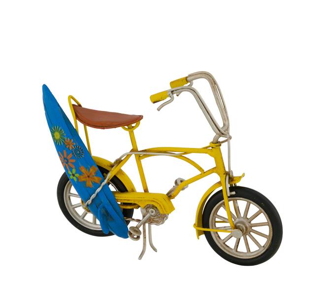 Figurine bike metal 16.5x4x11cm