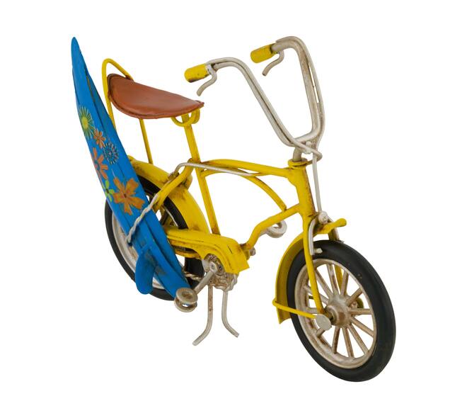 Figurine bike metal 16.5x4x11cm