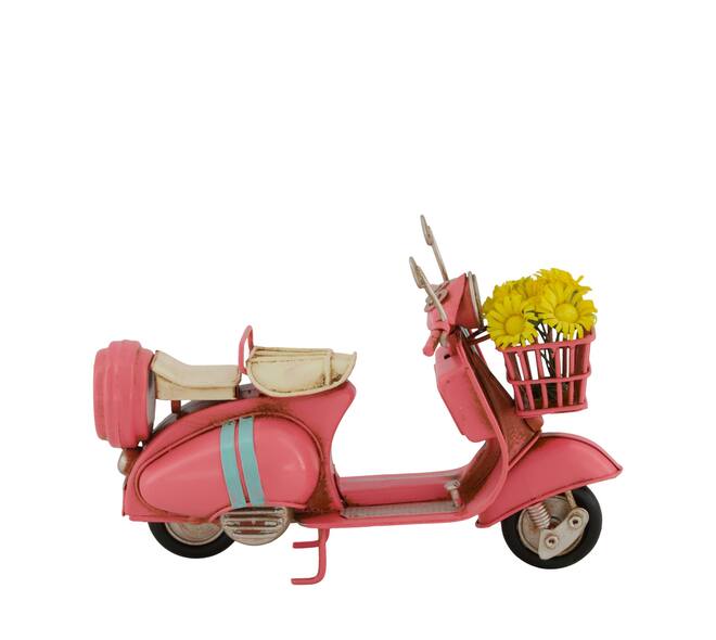 Figurine scooter metal 17x7.5x11.5cm