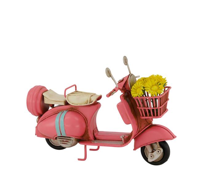 Figurine scooter metal 17x7.5x11.5cm