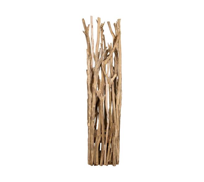 Floor lamp branch with lights chestnut 24x24x115cm - Natural