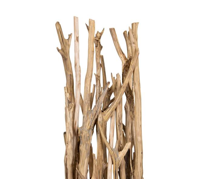 Floor lamp branch with lights chestnut 24x24x115cm - Natural