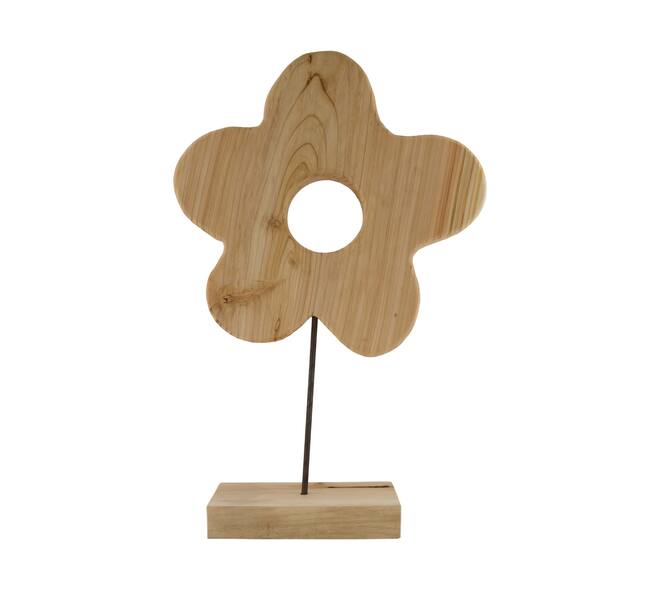 Flower fir wood on stand 40x40x57cm KD