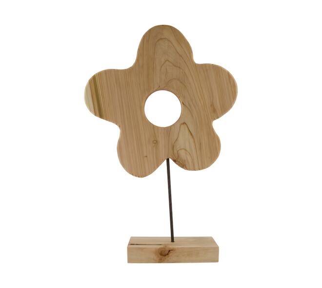 Flower fir wood on stand 40x40x57cm KD