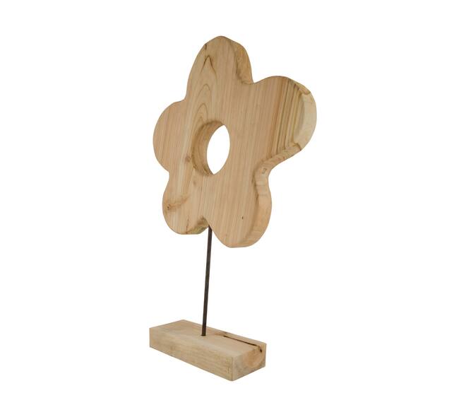 Flower fir wood on stand 40x40x57cm KD