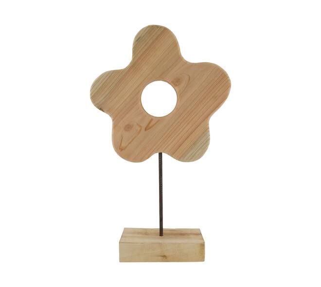 Flower fir wood on stand 30x30x44cm KD