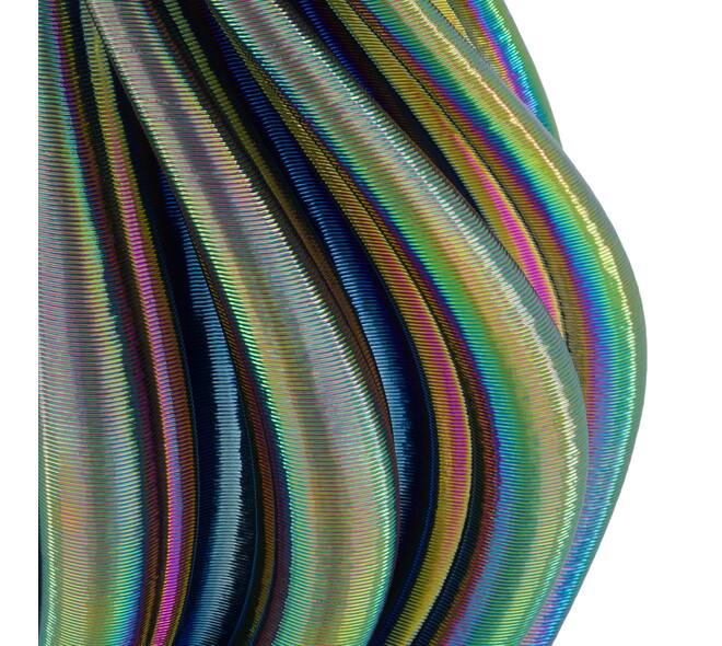 Vase 3D ceramic 21x21x40cm - Multi