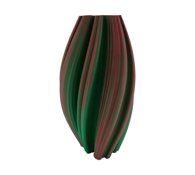 Vase 3D ceramic 23.5x23.5x40cm