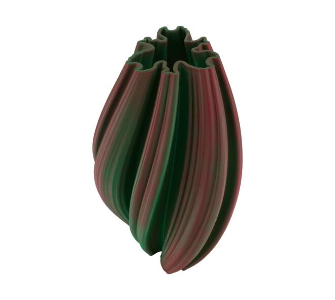 Vase 3D ceramic 23.5x23.5x40cm