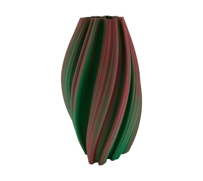 Vase 3D ceramic 23.5x23.5x40cm