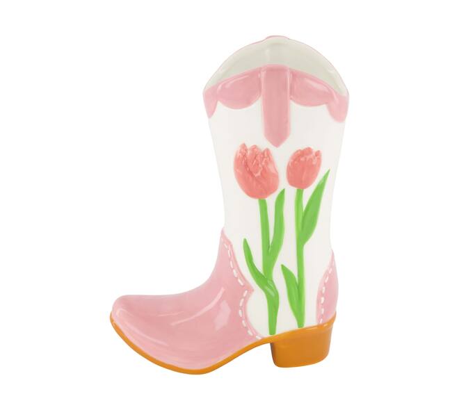 Vase boot ceramic 16.5x8.5x23cm - Multi