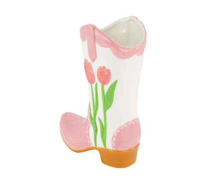 Vase boot ceramic 16.5x8.5x23cm - Multi