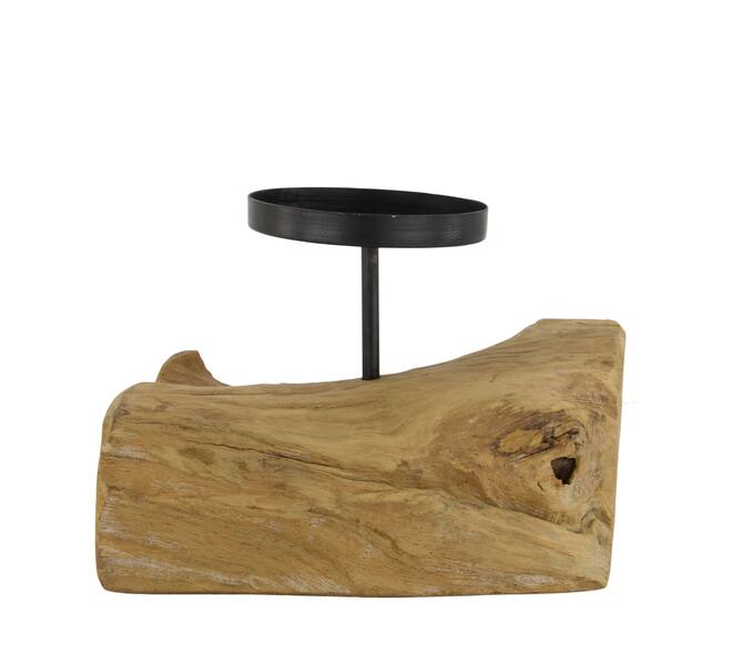 Pillar candle holder root 18x14x18cm