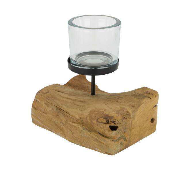Pillar candle holder root 18x14x18cm