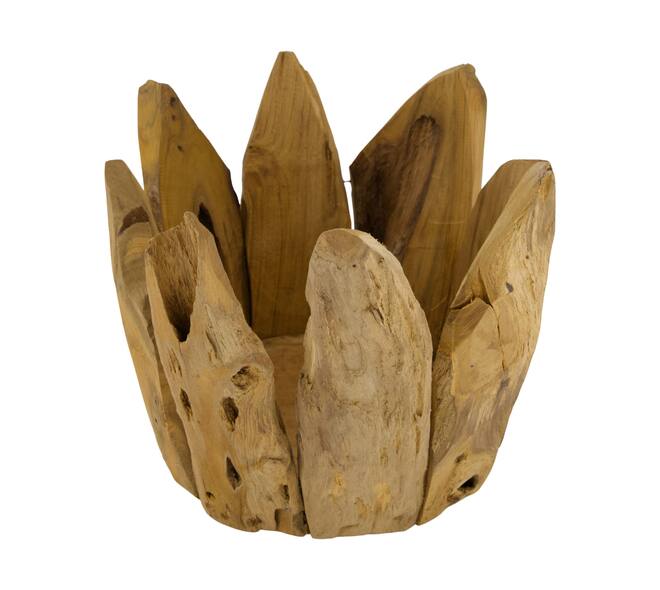 Bowl root 26x26x18cm - Natural