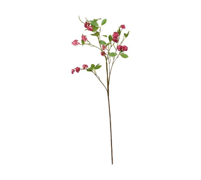 Branch berries artificial 119.5x25x5cm - Pink