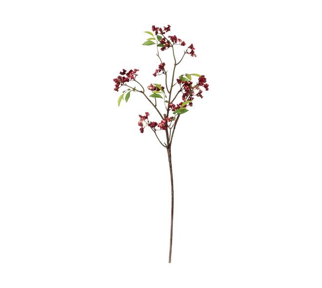 Branch berries artificial 76x20x8cm - Purple