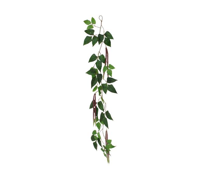 Garland beans artificial 122x20x5cm