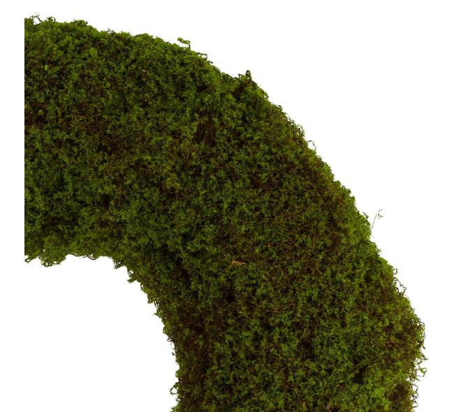 Wreath moss PE 58x58x8cm - Green