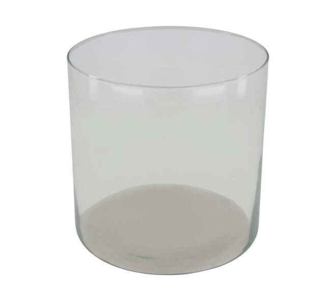 Vase round glass 19x19x19cm