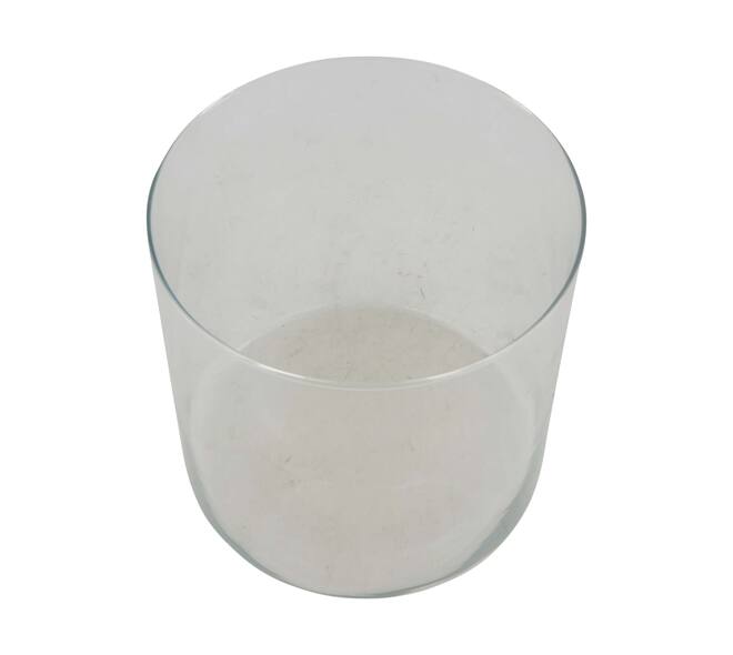 Vase round glass 19x19x19cm