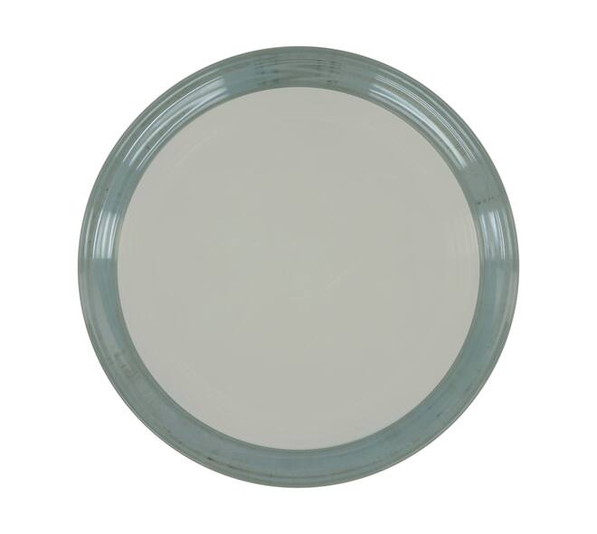 Tealight holder round glass 9x9x8cm - Transparent