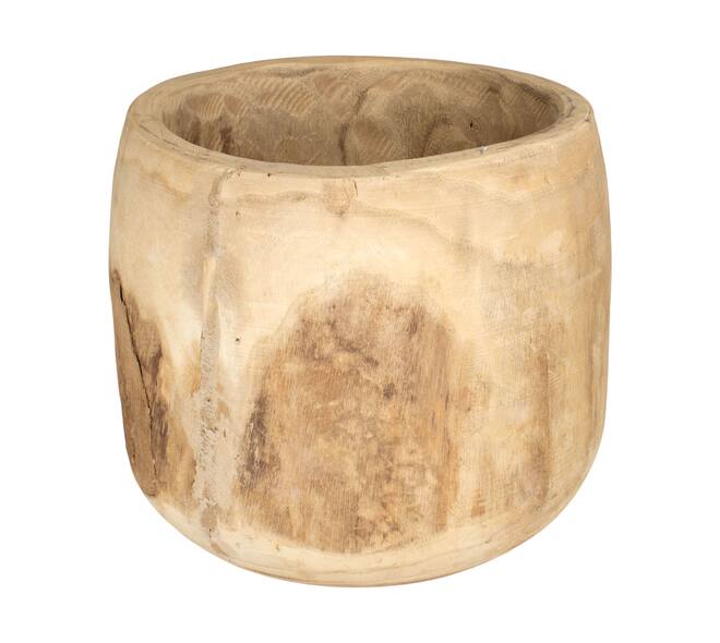Planter paulownia wood 32x32x30cm