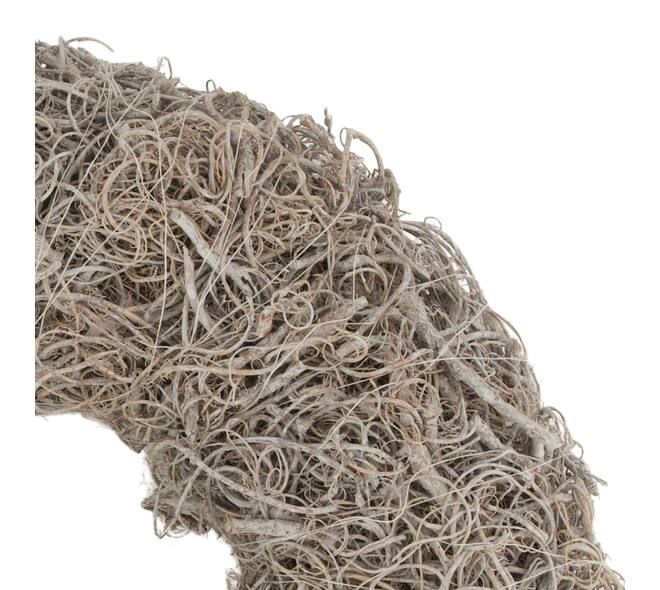 Wreath curly moss nature 25x25x6cm