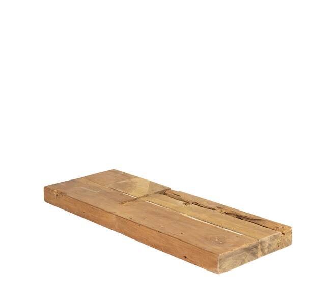 Shelf teak wood 58x22x3cm