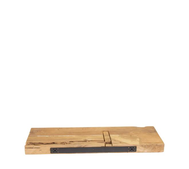 Shelf teak wood 58x22x3cm