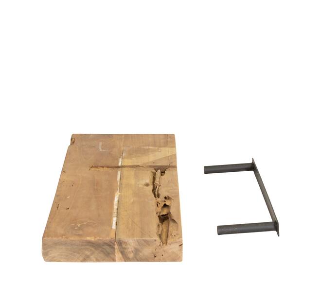 Shelf teak wood 58x22x3cm