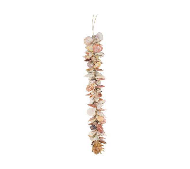 Garland shells nature 12x8x80cm - Multi