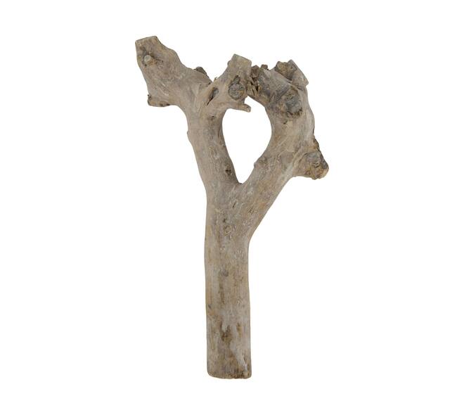 Root driftwood 36.5x15x6cm - White