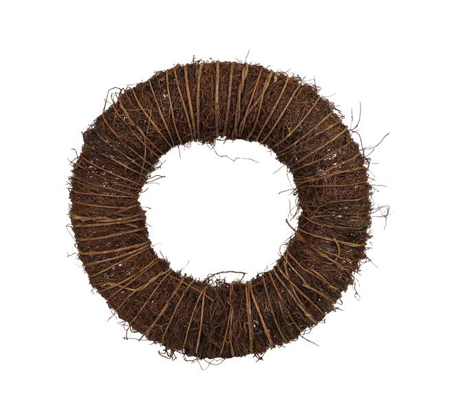 Wreath rattan 58x58x15cm