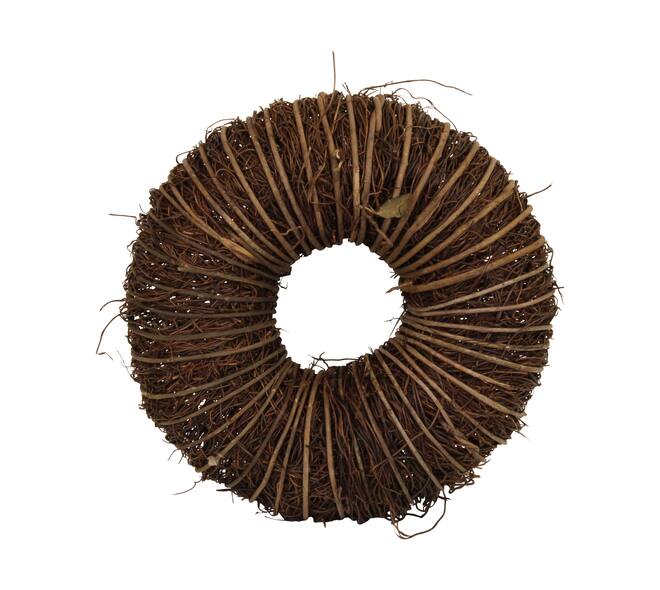 Wreath rattan 28x28x10cm