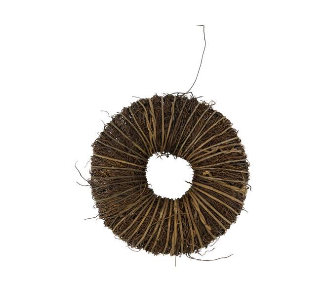 Wreath rattan 28x28x10cm
